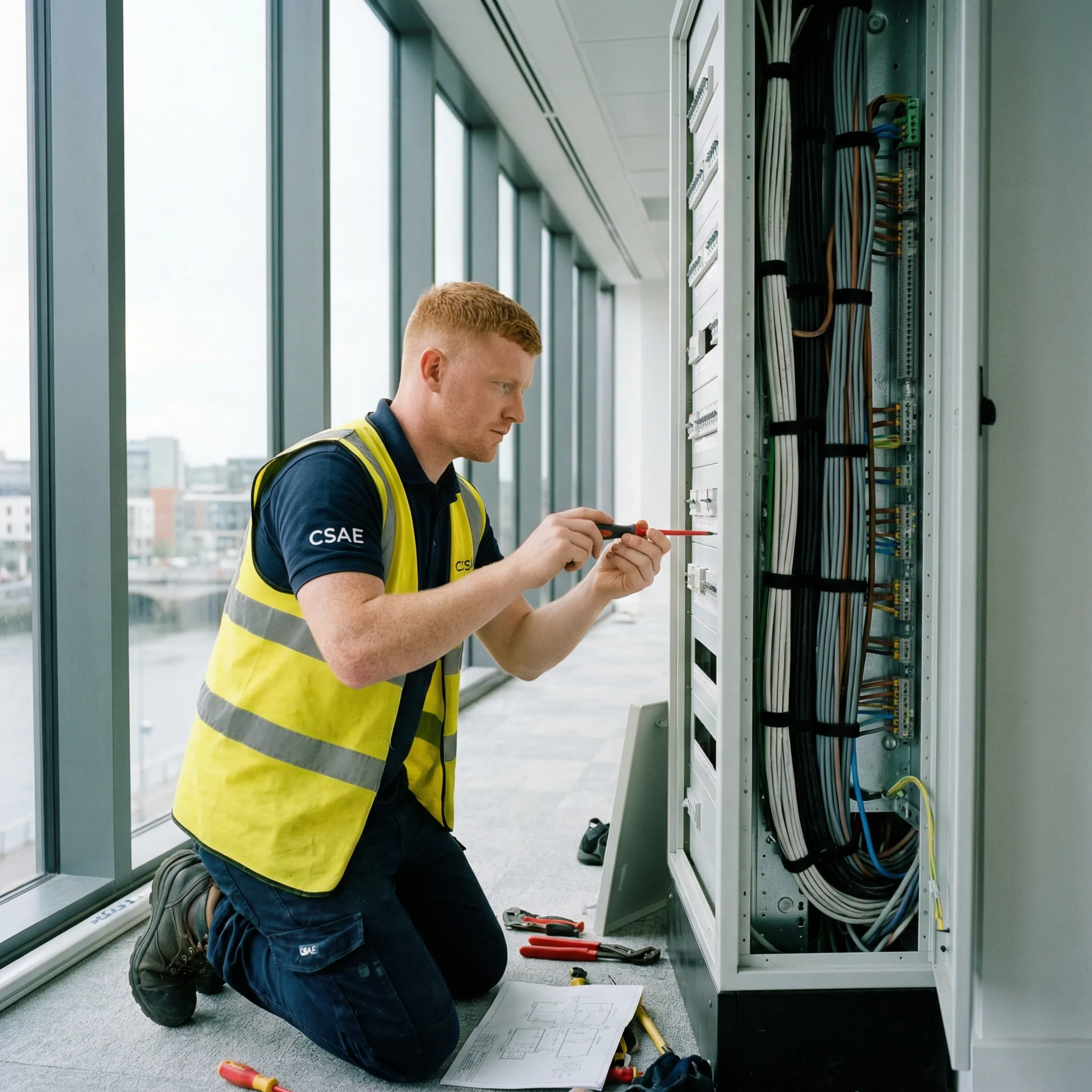 Commercial electrical installation in Cork
