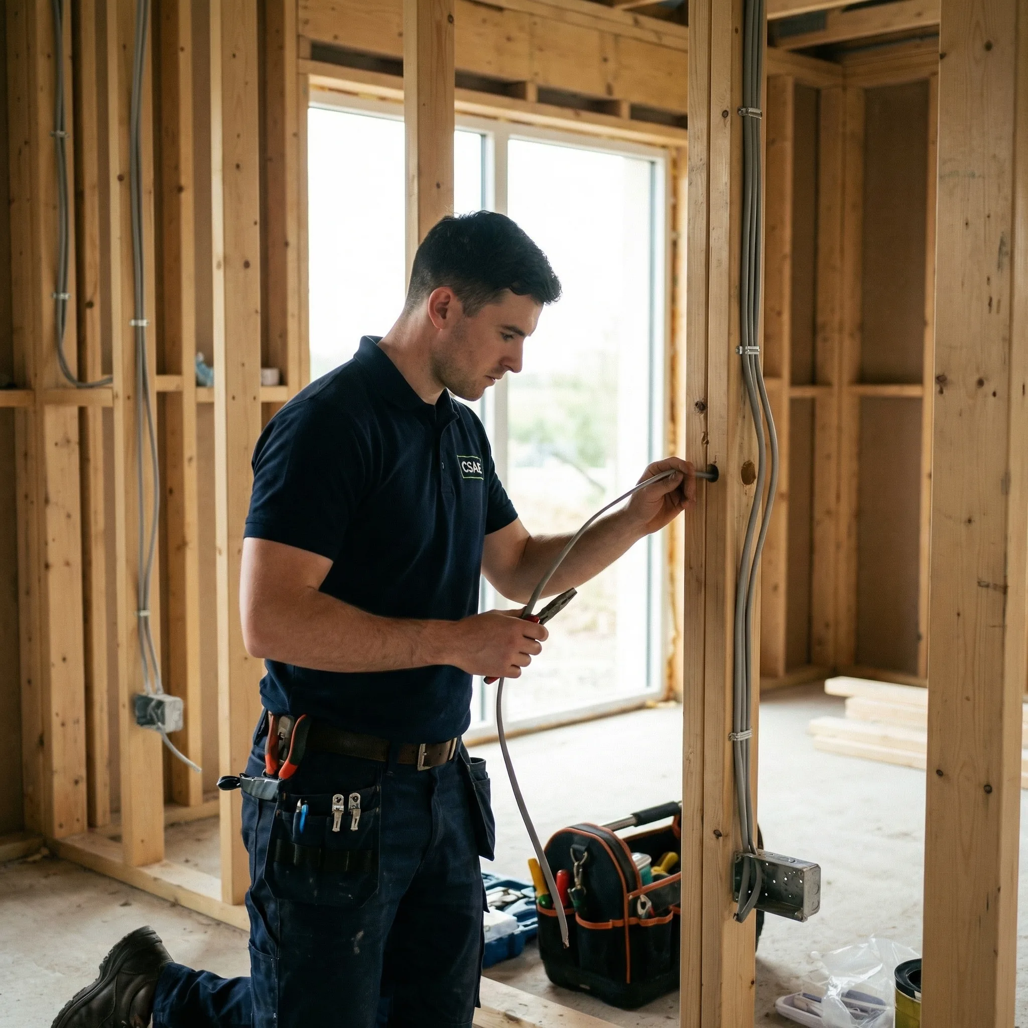 New build electrical installation in Cork